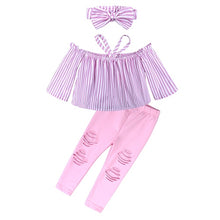 Load image into Gallery viewer, Stripe Tops + pants