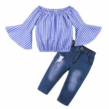 Load image into Gallery viewer, Stripe Tops + pants